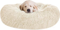 Beige Machine Washable Donut Pet Bed N475