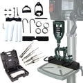 Bench Drill Locator Set, Square Hole Chisel Drilling Machine Woodworking Mortiser Location Tool, Mortising Attachment Kit I713089