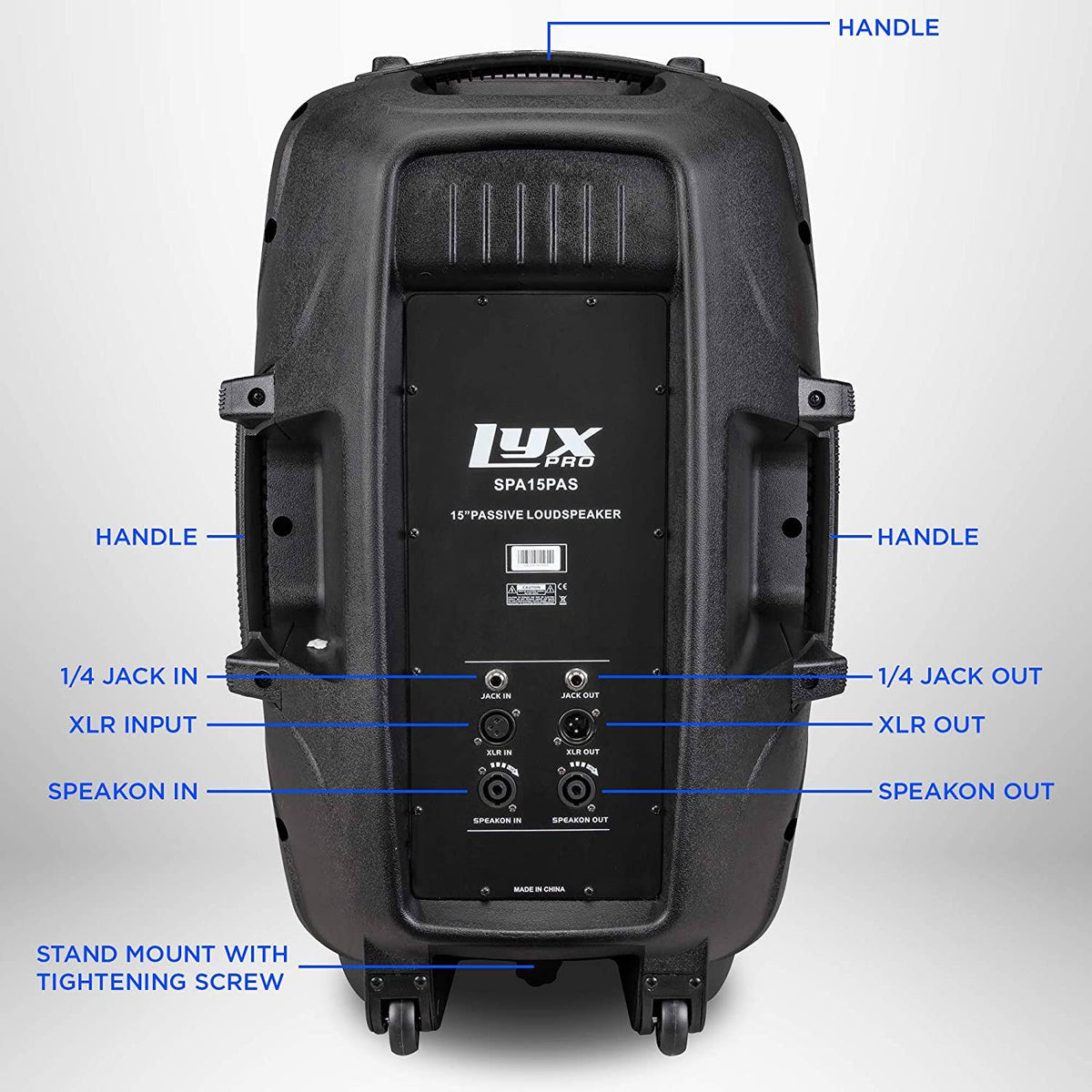 15 inch Rechargeable Battery PA Speaker System Y915