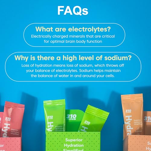 30 Single Servings Lemon Lime Electrolytes Powder Packets M1764