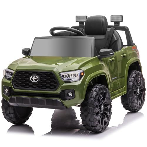 12V Black Kids Ride on Truck with Remote Control Q587323