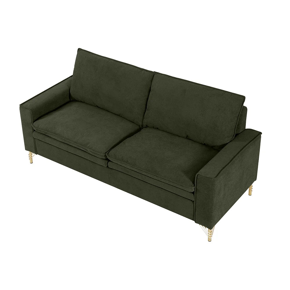 78-inch 2-seat Cotton Linen Fabric Small Sofa K661762