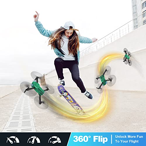 Drone with Camera 1080P HD, FPV Foldable Drone with Carrying Case, 2 Batteries, 90° Adjustable Lens L231
