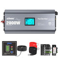 2000W Pure Sine Wave Power Inverter DC 12V to AC 120V with LCD Display P443544