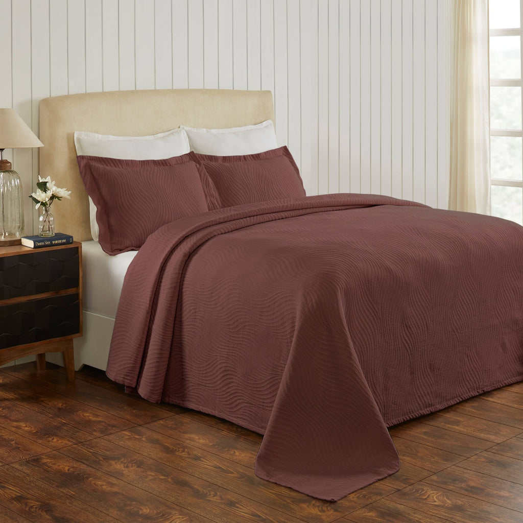 Cotton Jacquard Matelasse Bedspread Set O72781
