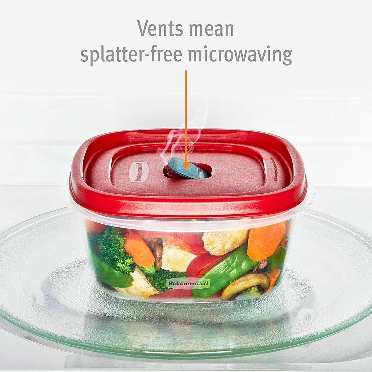 Red Square 5-Cup Food Storage Container (Pack of 3) L396304