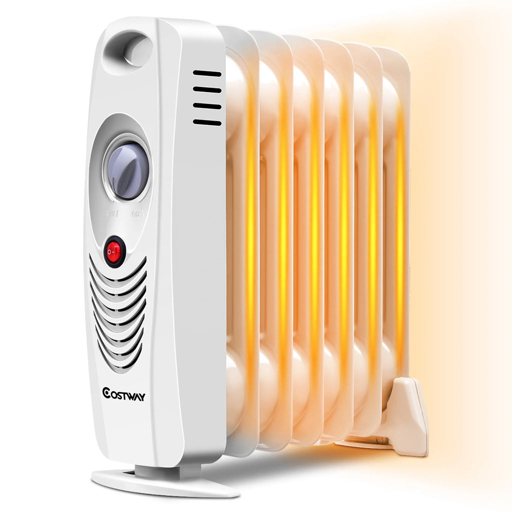 Portable Mini Electric Oil Filled Radiator Heater 7-Fin P539