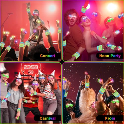 84PCS LED Glow Glasses A619