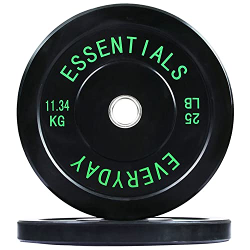 Black Olympic Bumper Plate Weight Plate with Steel Hub J419