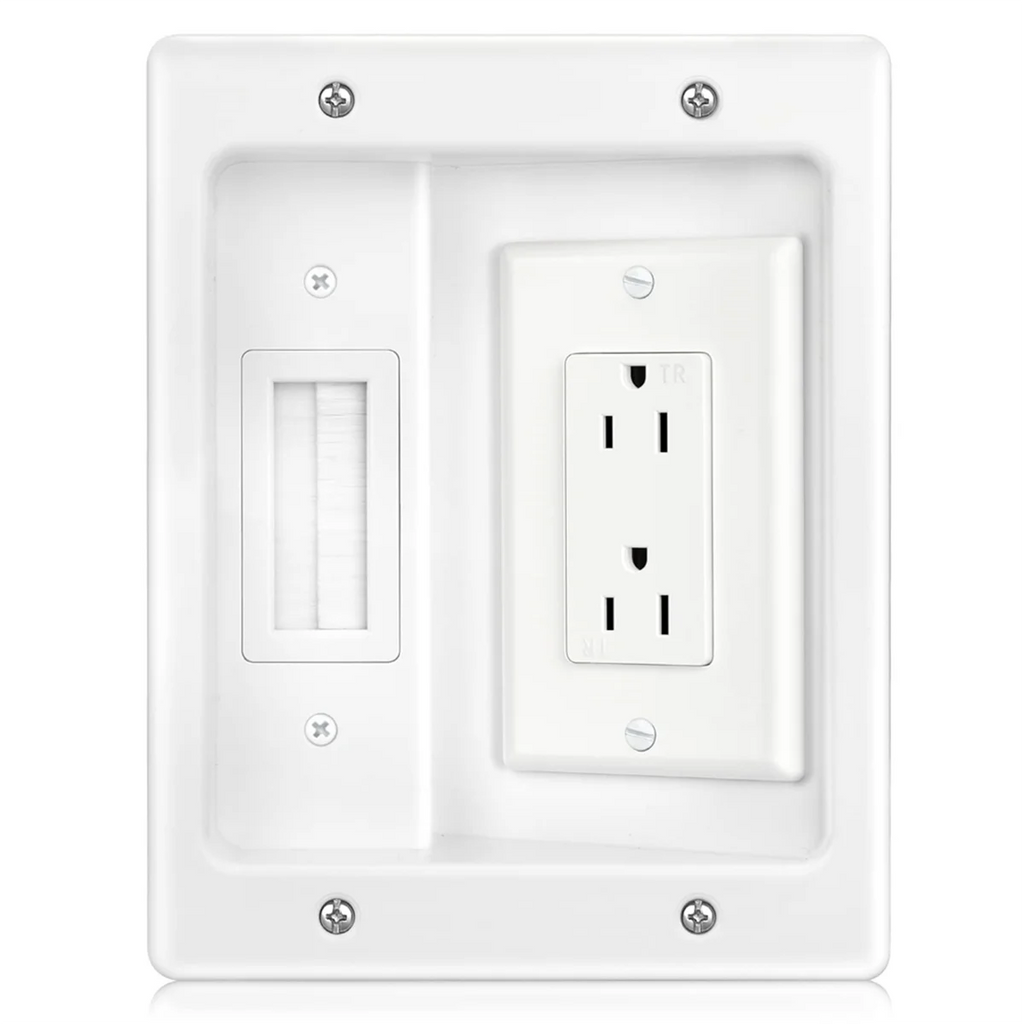Recessed Outlet Box Cable Management Kit 15A 125V C184674