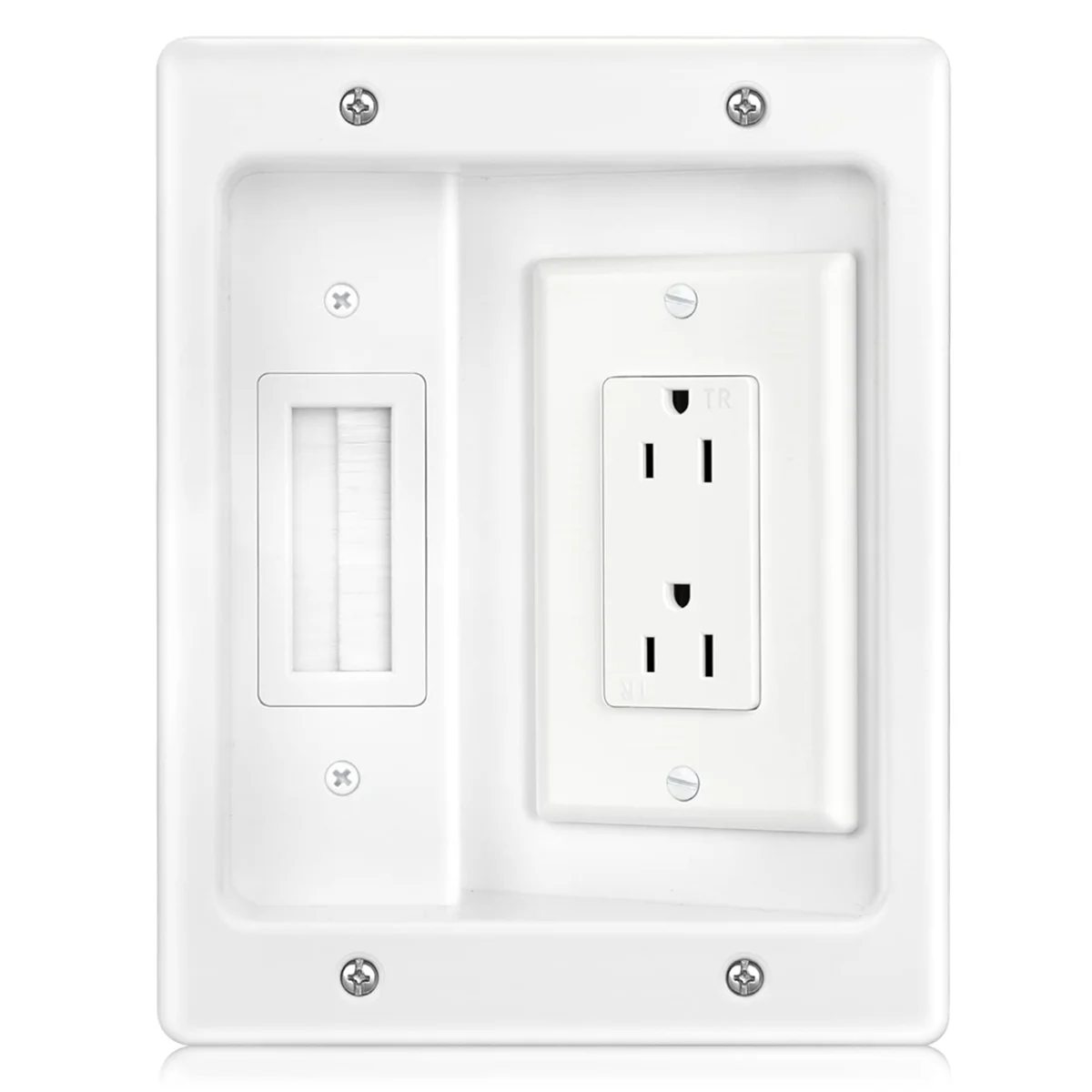 Recessed Outlet Box Cable Management Kit 15A 125V C184674