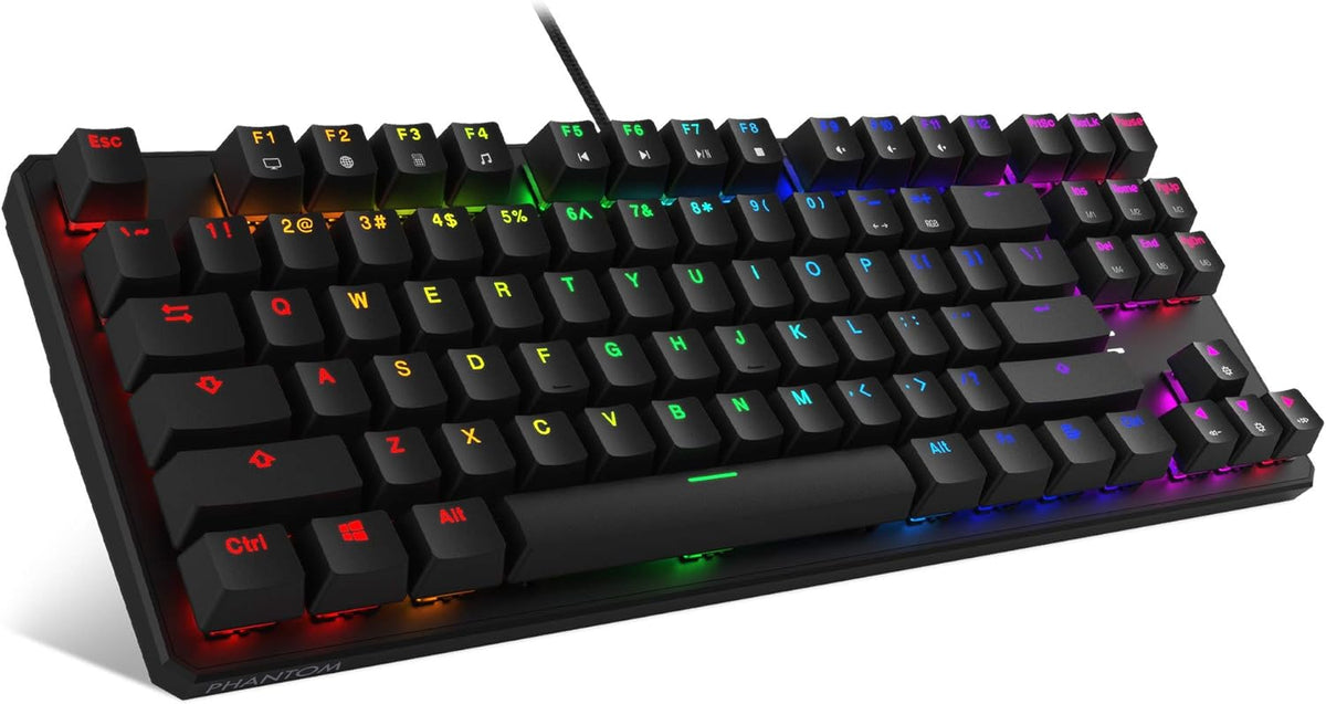 87 Key RGB Mechanical Keyboard with Outemu Blue Switch B952