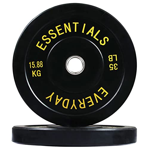 Black Olympic Bumper Plate Weight Plate with Steel Hub J419