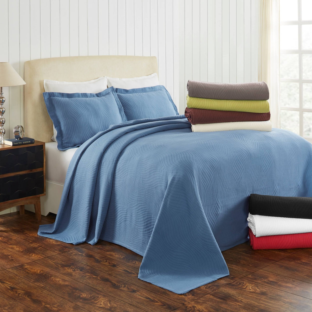 Cotton Jacquard Matelasse Bedspread Set O72781