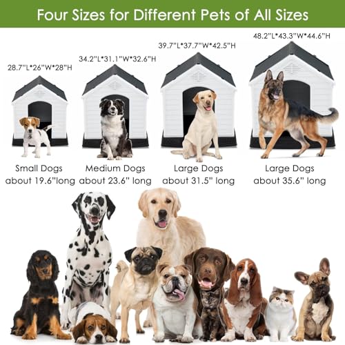 Green Extra Large Plastic Dog House T19849