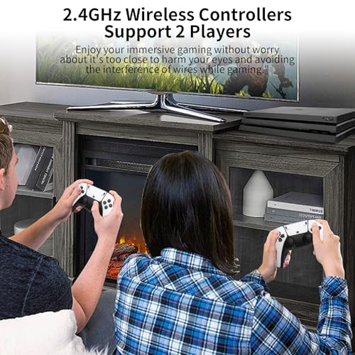Retro Game Console with 20000+ Classic Games, 64GB, 4K, HDMI Output, Dual 2.4G Wireless Controllers Q8562