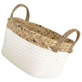 Cotton Rope Woven Basket Storage Boxes with Lids K227189