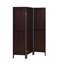 Rustic Tobacco 3 Panel Folding Screen J75379