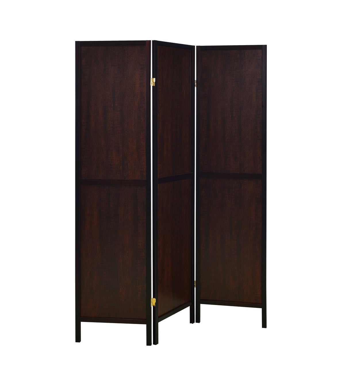 Rustic Tobacco 3 Panel Folding Screen J75379