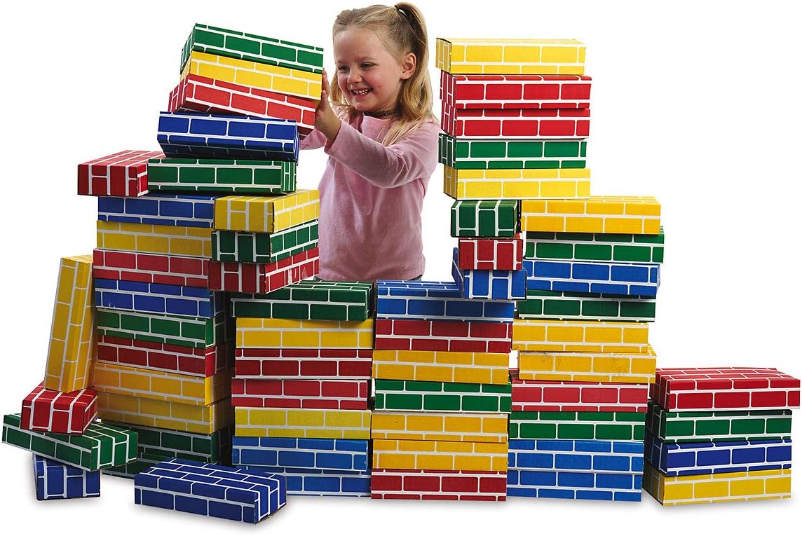 Kids Cardboard Bricks, Set of 24 Y978163