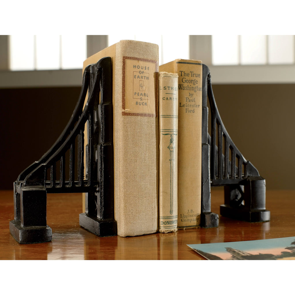 Cast Iron Bridge Bookends M1162