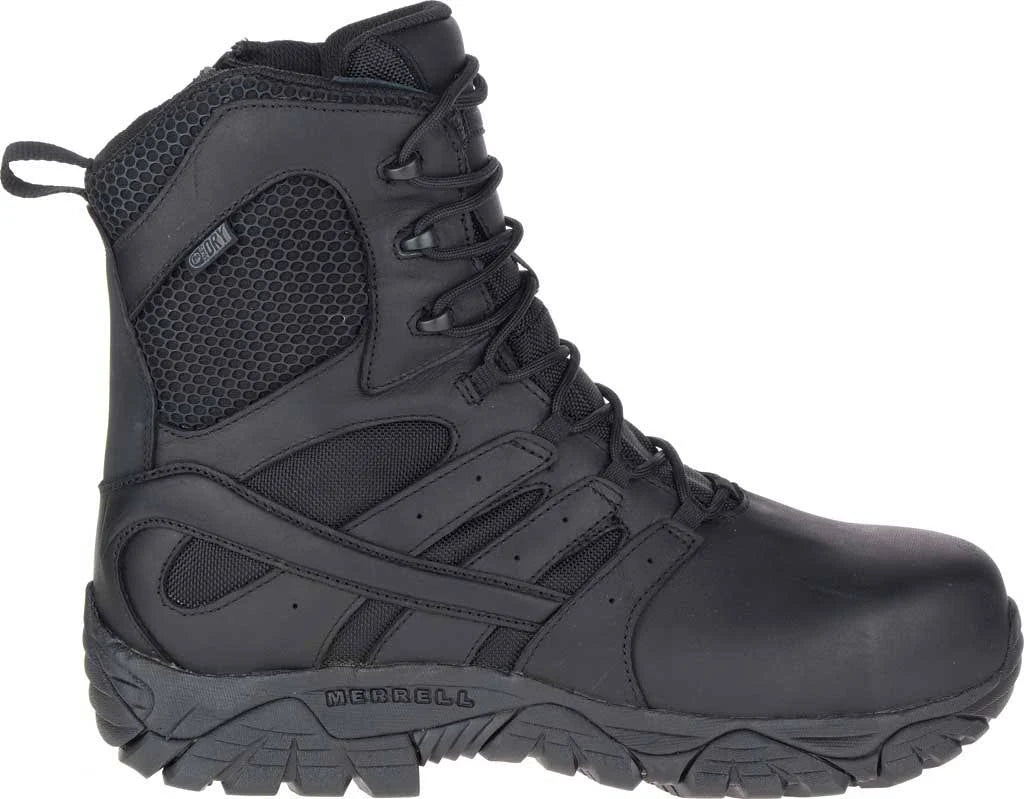 Black Waterproof Tactical Work Boots U984