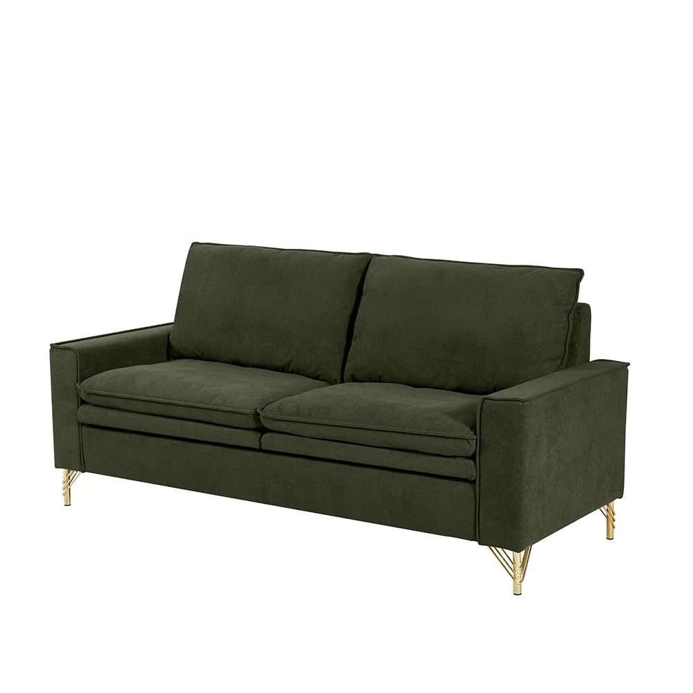 78-inch 2-seat Cotton Linen Fabric Small Sofa K661762