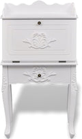 White Antique Secretary Desk O302
