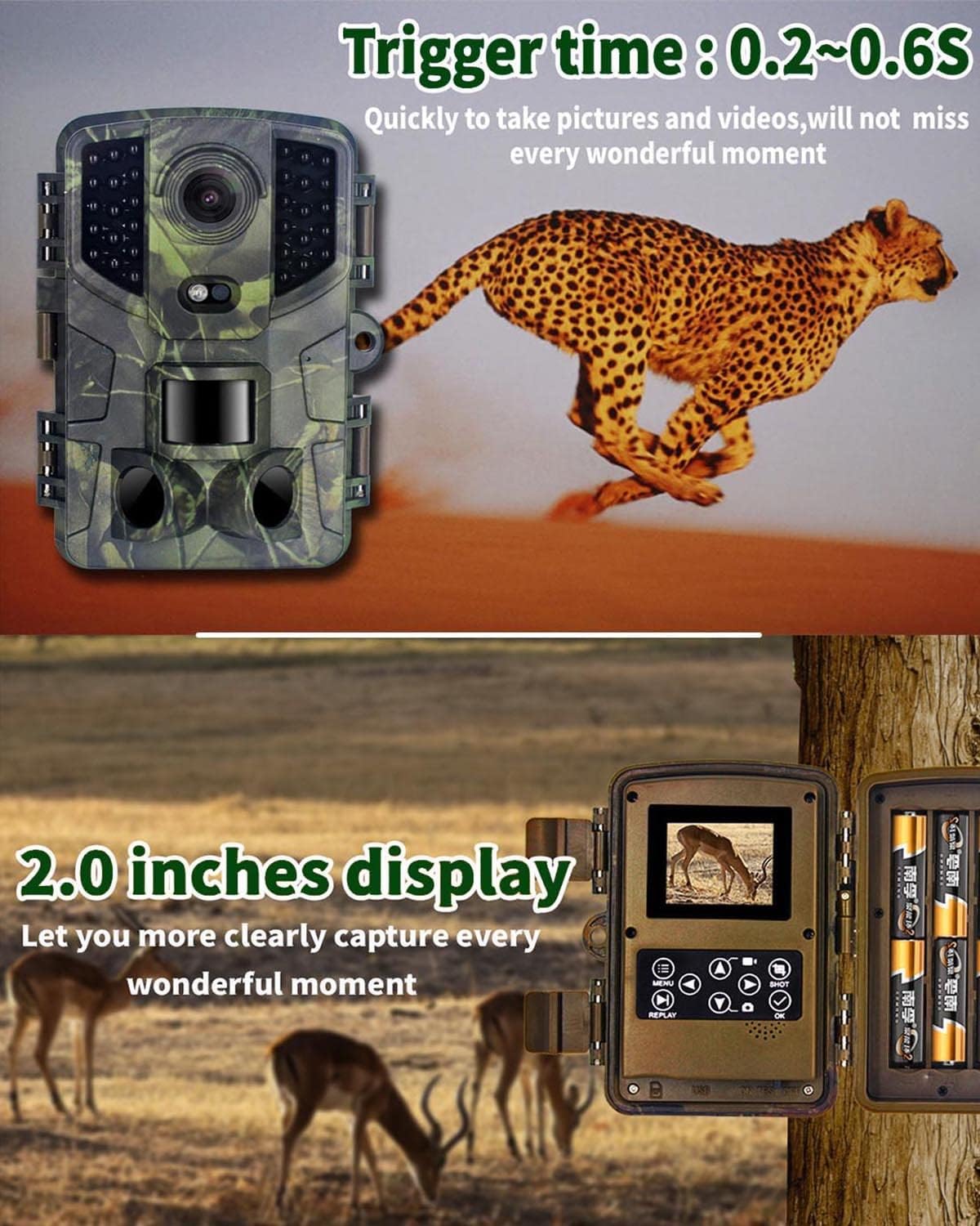 20MP Trail Camera with Night Vision M51128