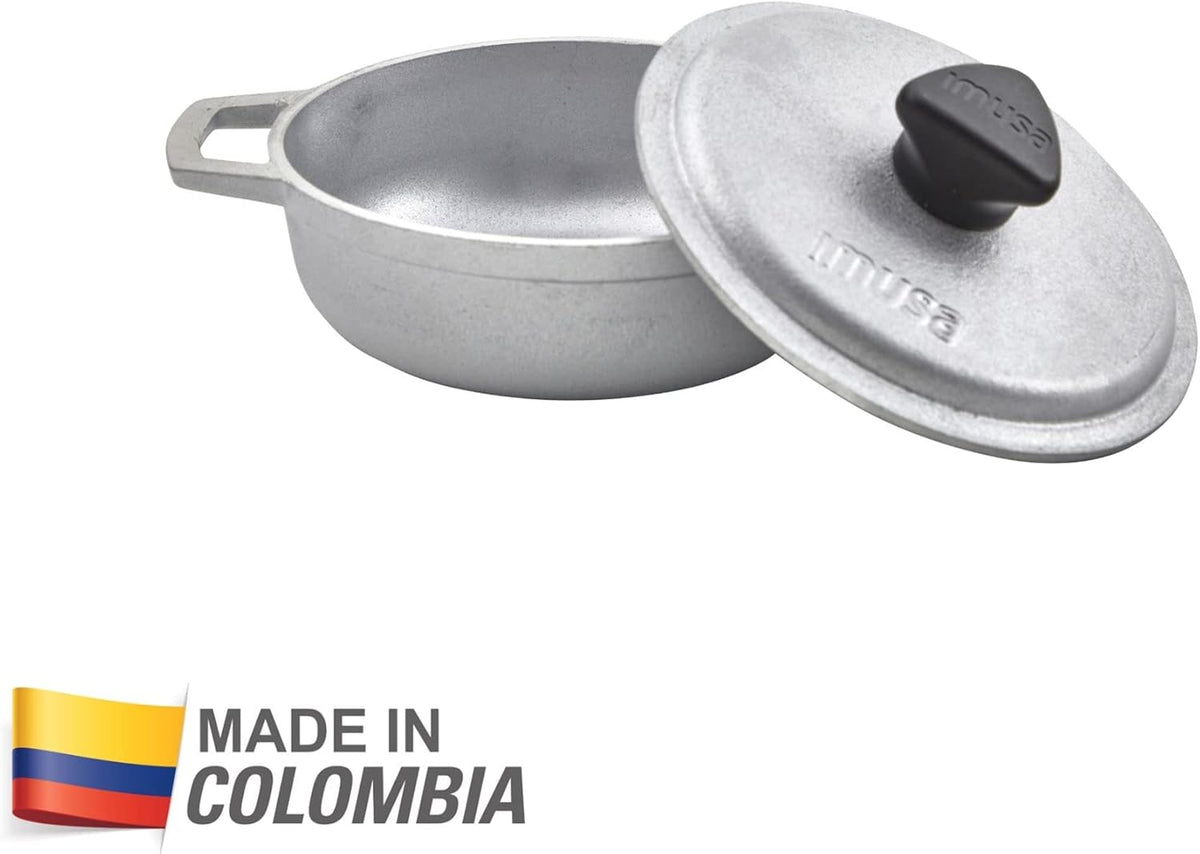 0.5Qt Mini Cast Aluminum Caldero Set with Lid W543