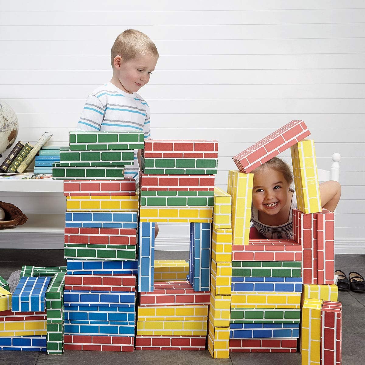 Kids Cardboard Bricks, Set of 24 Y978163