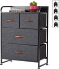 9 Drawer Fabric Dresser with Wooden Top T494