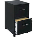 Black 2-Drawer Mobile File Cabinet L363854