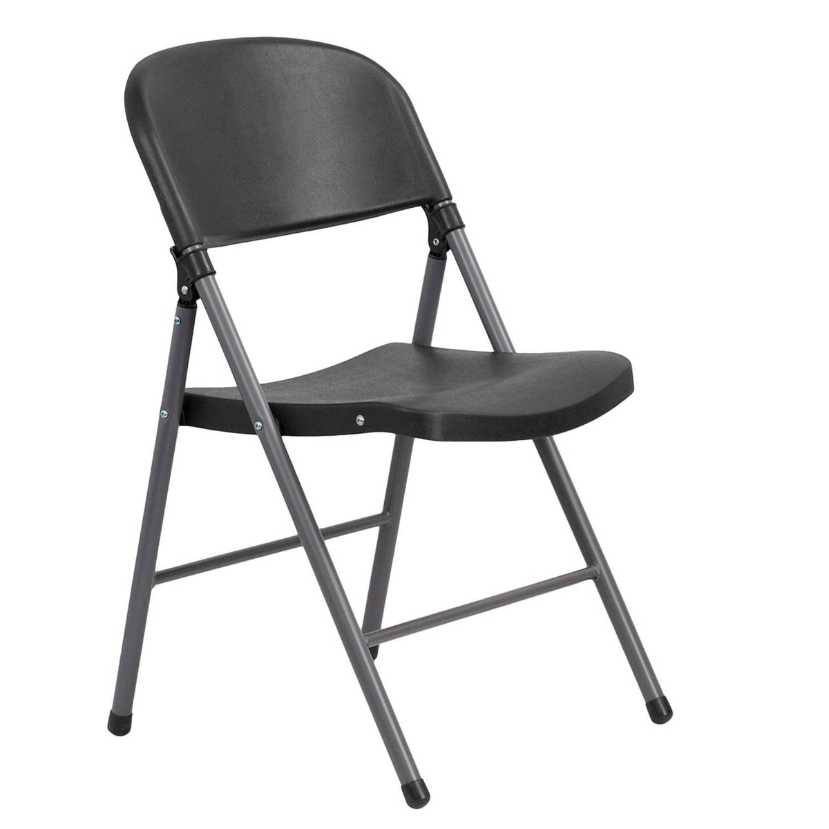 Black Plastic Folding Chair E3563