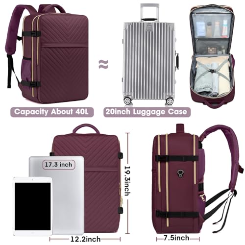 Light Blue Waterproof Travel Backpack X1007