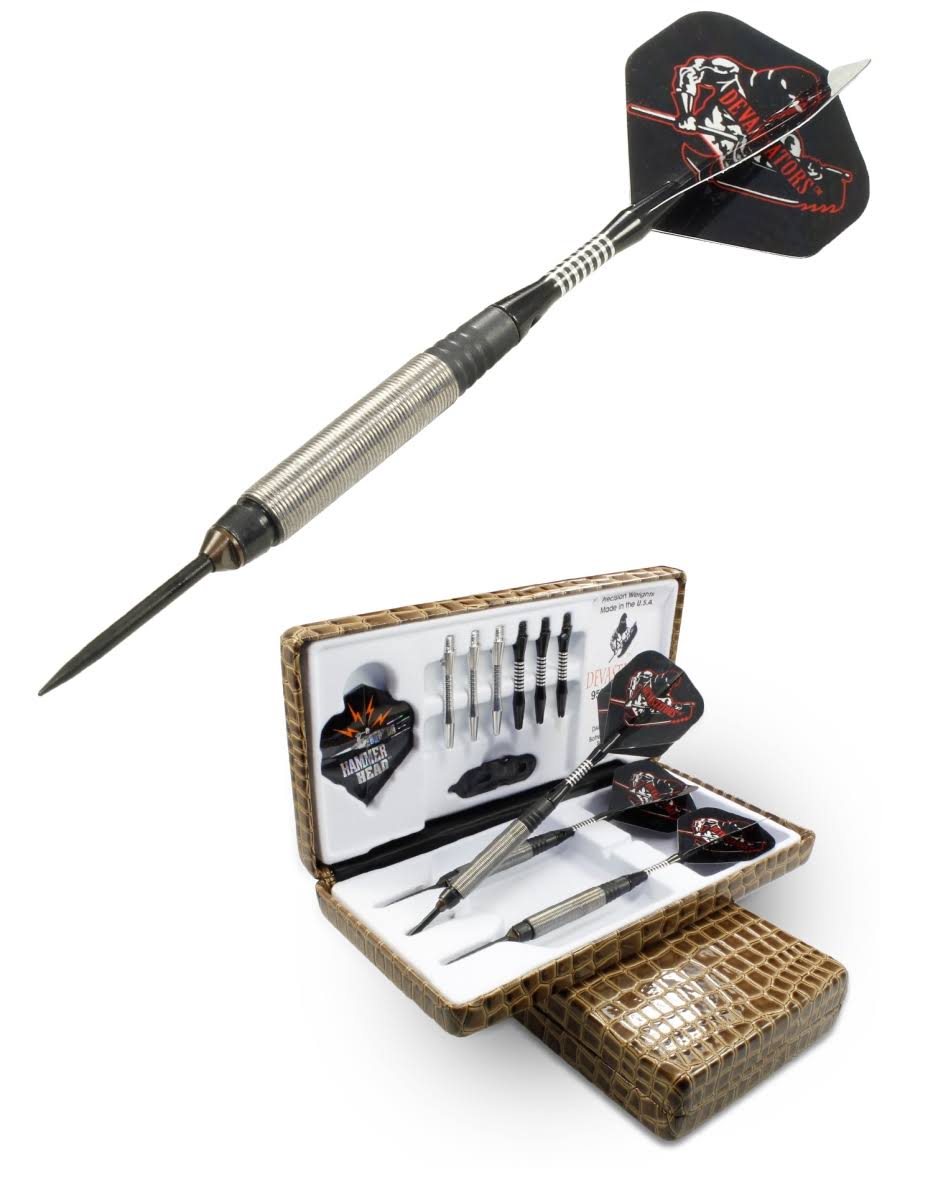 Black Steel 95 Percent Tungsten Steel Tip Dart Q957