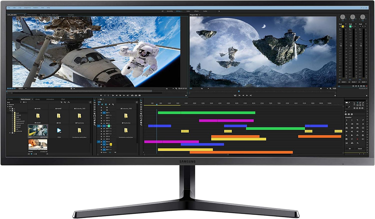 34" Ultrawide Monitor with 21:9 Wide Screen Y4840