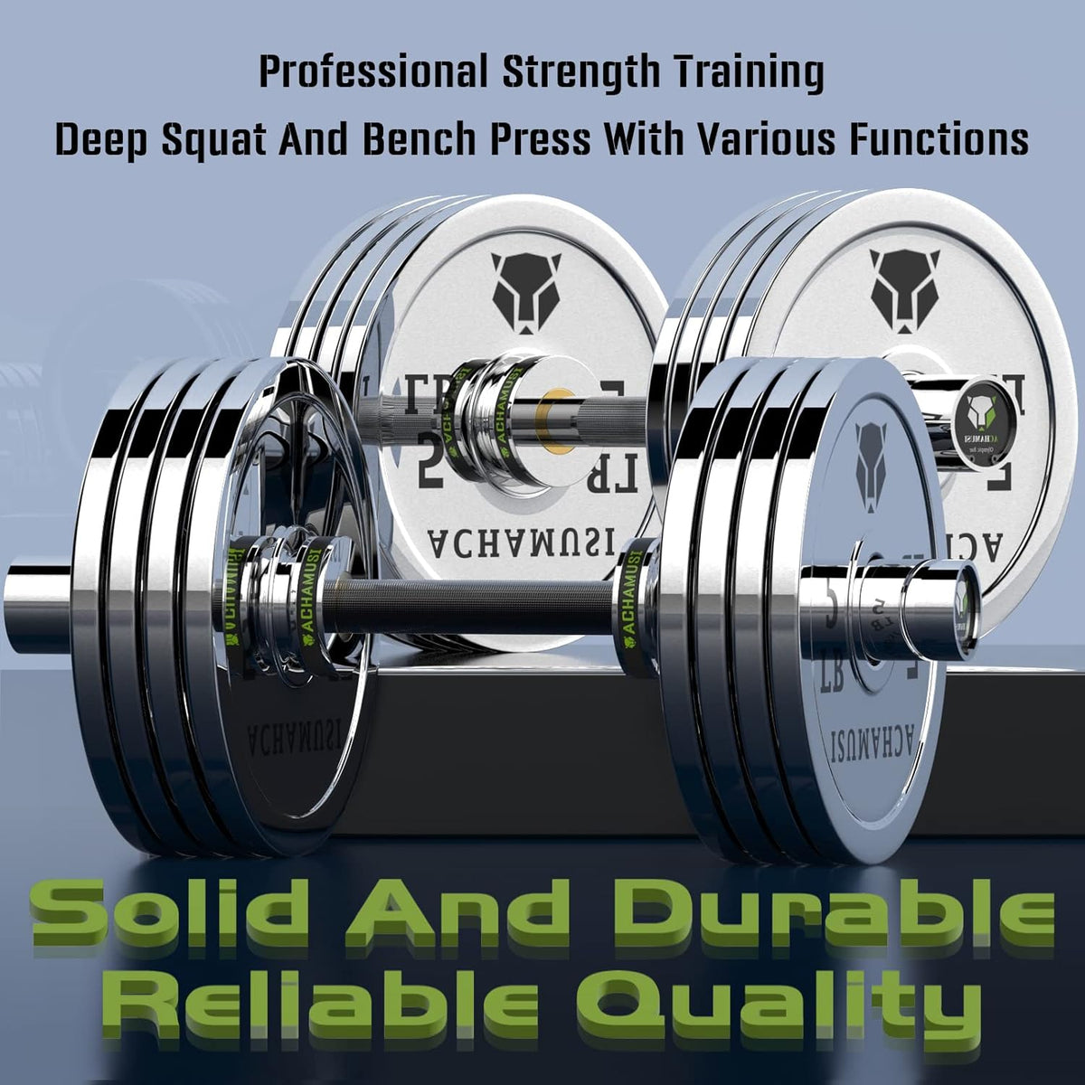16" Loadable Dumbbell Bar Pair for 2” Weight Plates J960481