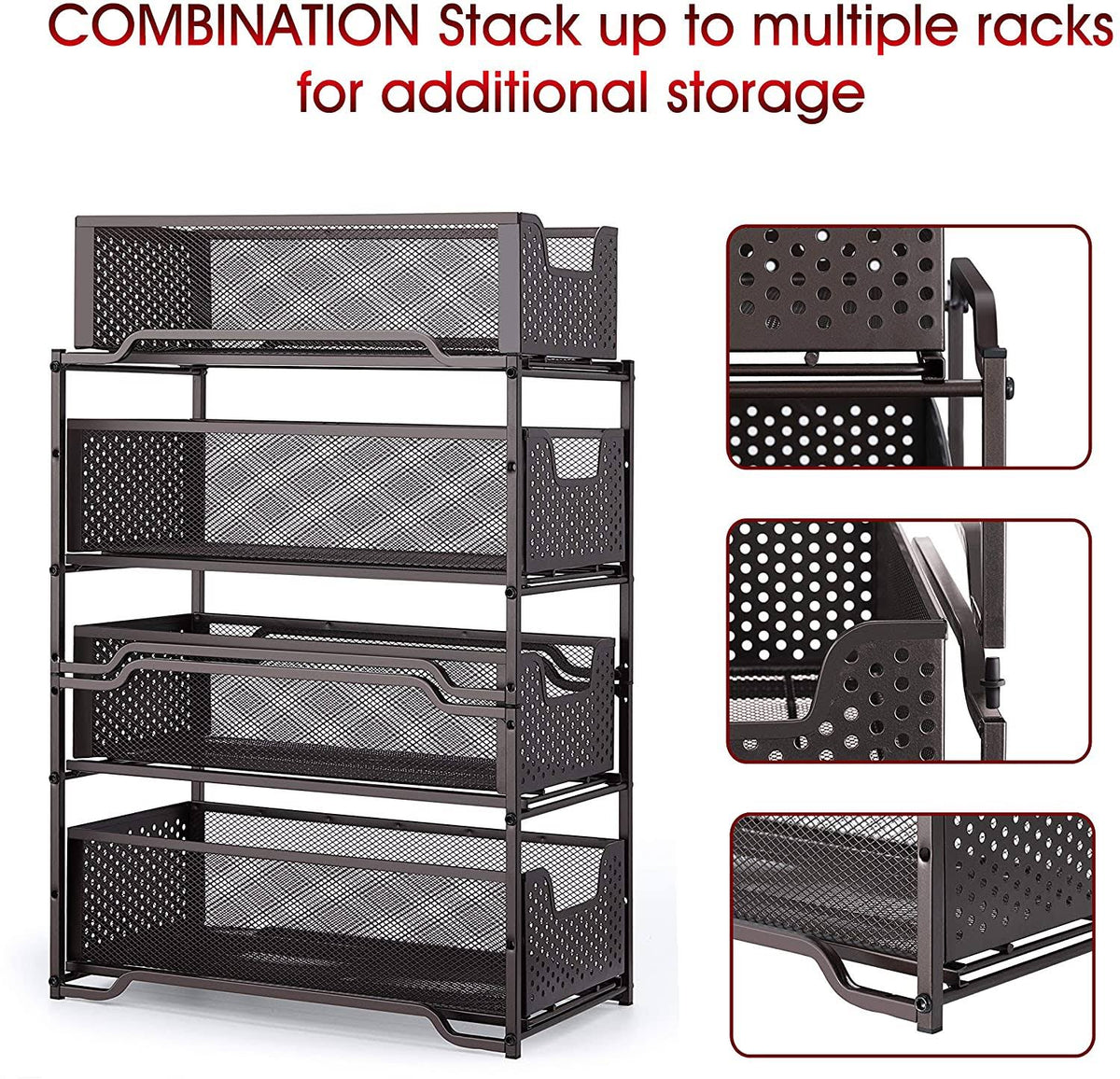 2 Tier Under Sink Cabinet Organizer A286