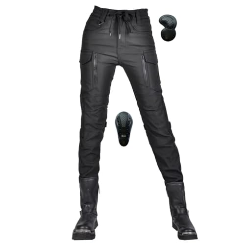 Waterproof Windproof Women Motorcycle Riding Pants with 4 CE Armor Pads A61376