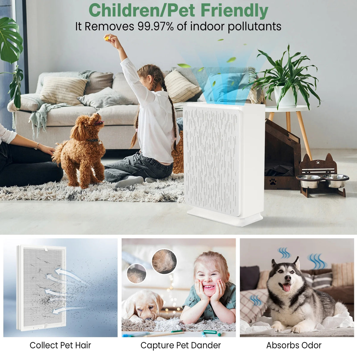 H13 True HEPA Air Purifier Z8465