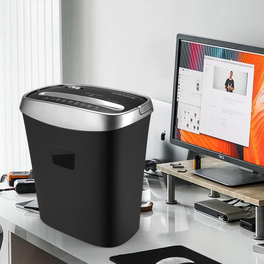8-Sheet Cross-Cut Paper and Credit Card Shredder, 3.96 Gallon C3086