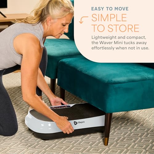 Mini Vibration Plate Exercise Machine with 2 Loop Bands & 4 Resistance Bands I347