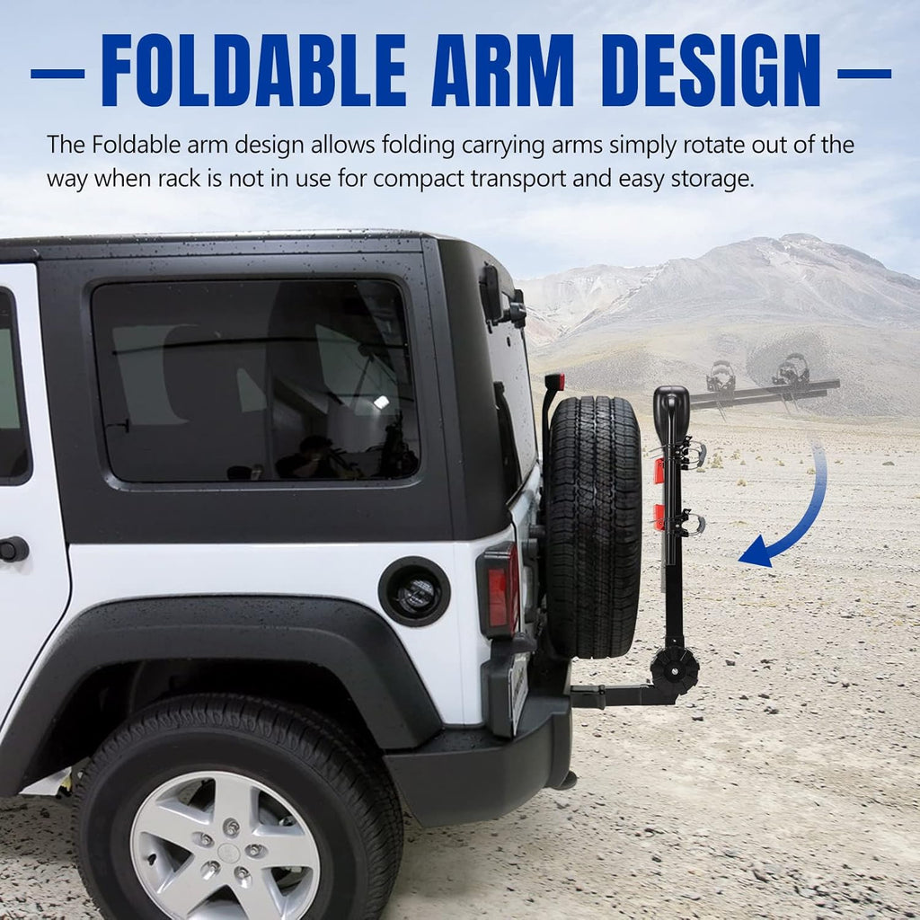 2-Bike Hitch Mount Carrier Rack D10178