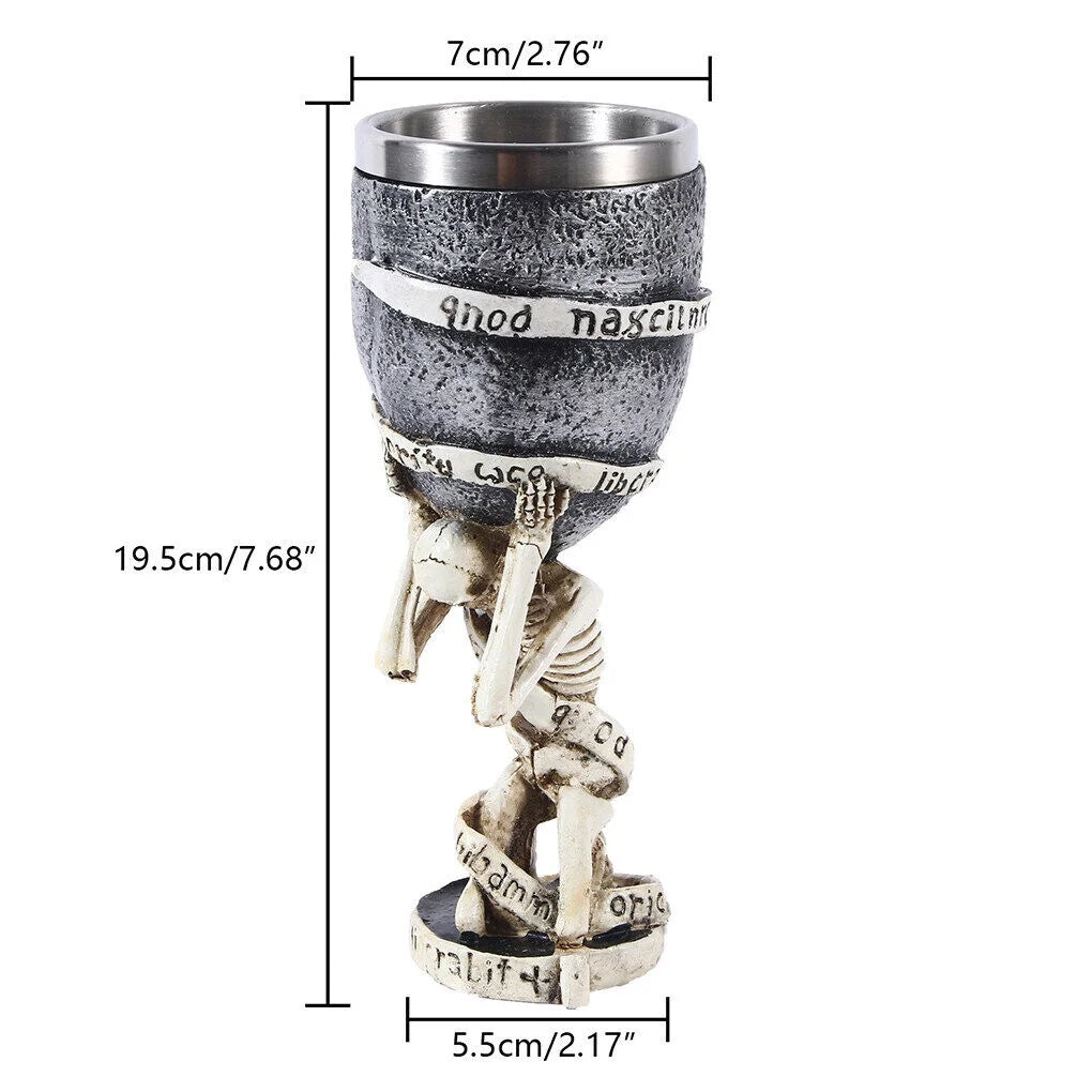 Stainless Steel Gothic Wine Cups B11802