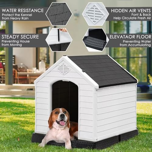 Green Extra Large Plastic Dog House T19849
