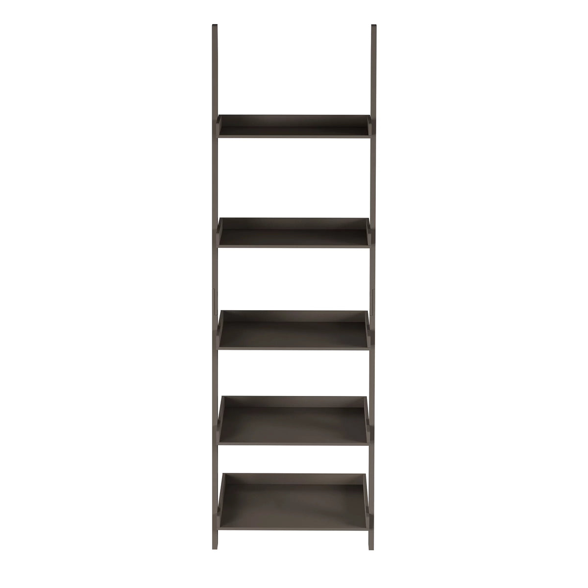 Slate Gray 5 Tier Leaning Bookshelf S285291