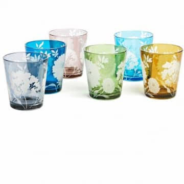 Set of 6 Glass Tumblers C426163