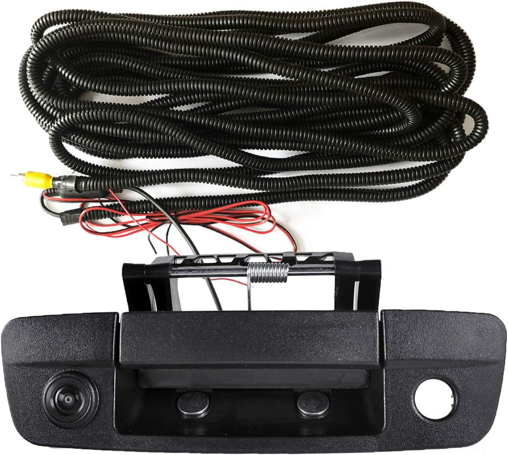 Black Tailgate Backup Reverse Handle with Camera E119836