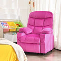 Kids Recliner with Cup Holder Pink O45834
